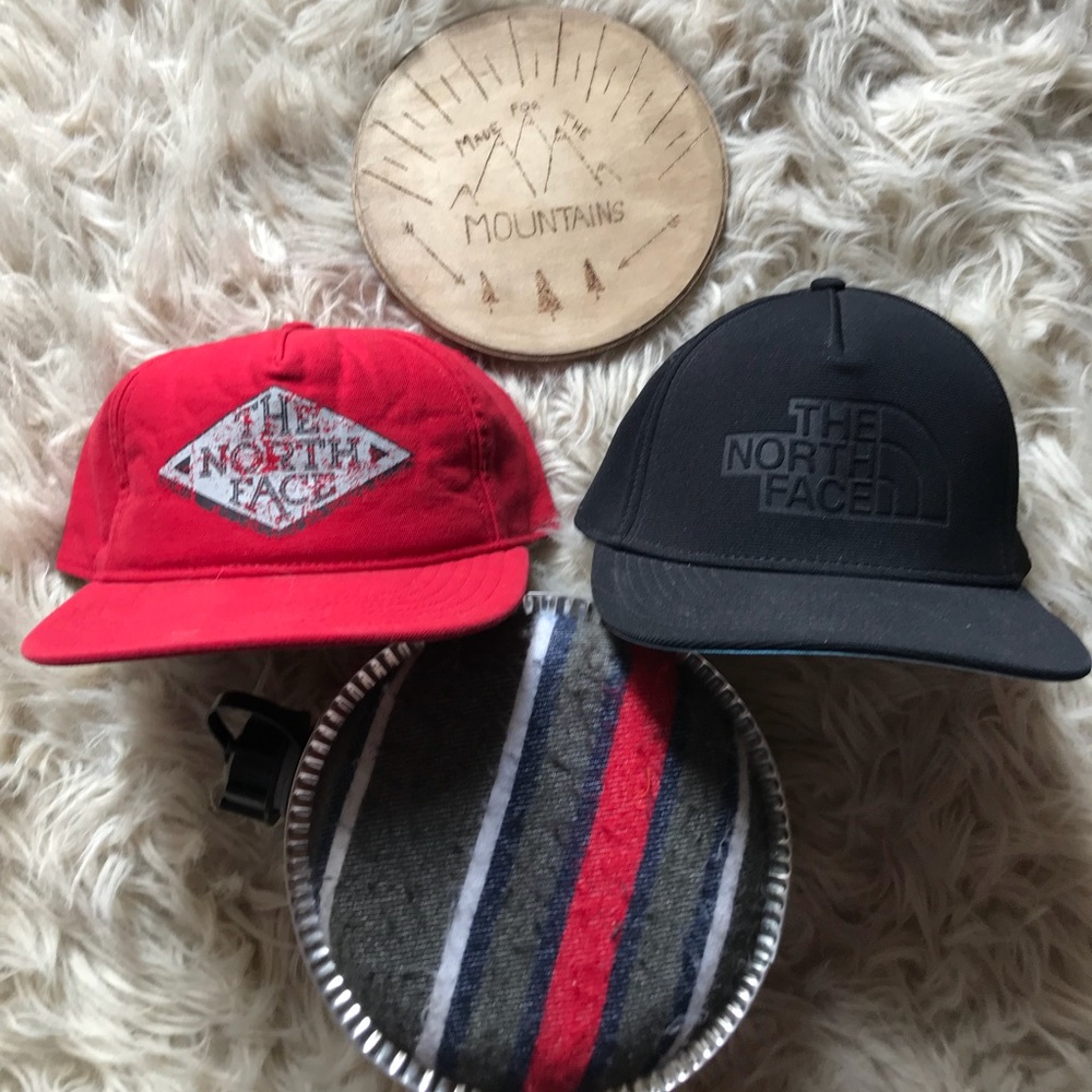 (2) The North Face Hats